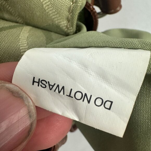 Rosetti Vintage Style Green Brown Shoulder Bag Geometric Pattern & Metal Accent - Picture 13 of 14